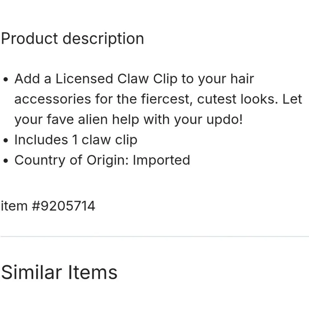 Bluey Licensd Bluey‎ Glitter Claw Clip